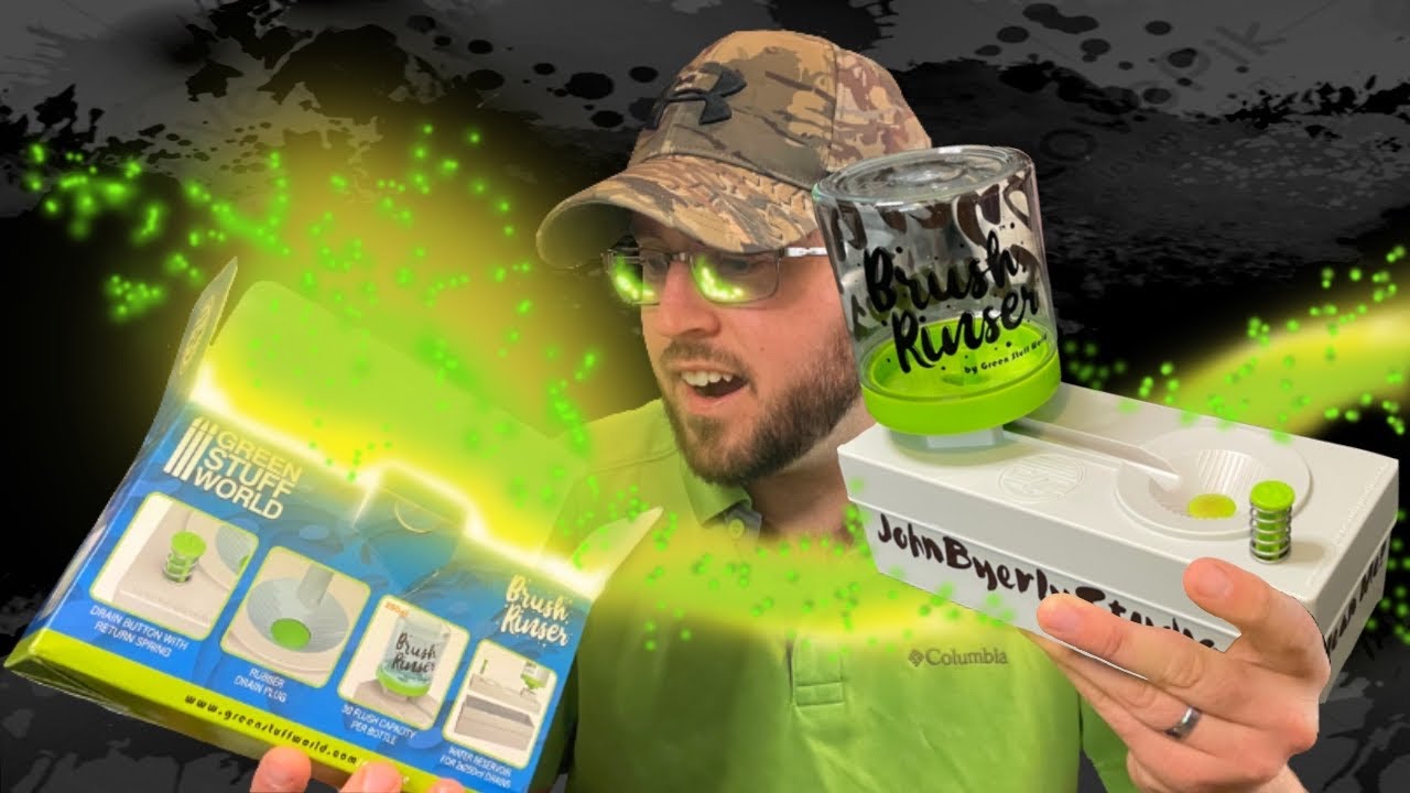 Green Stuff World Brush Rinser Full Unboxing, Setup & Testing YouTube