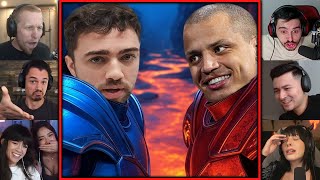 Streamers React to Getting Drafted For Onlyfangs Raid *Tyler1 VS Mizkif*