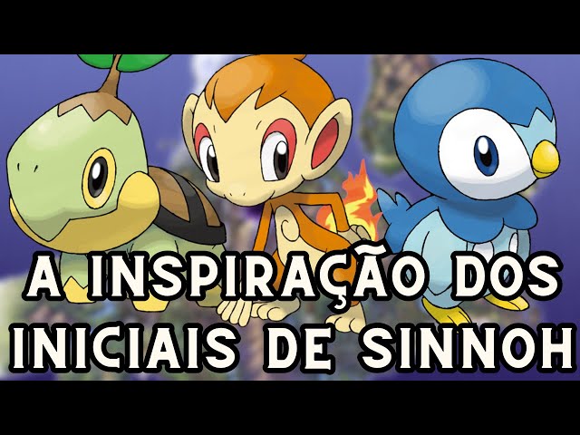 A Inspiração dos Iniciais de Unova - Pokémon 