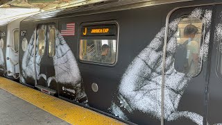 NYC Subway: R160 Jay-Z Spotify Wrap on the (J) Line