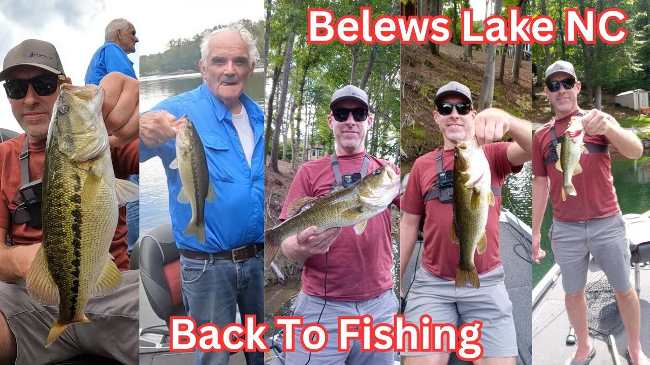 Belews Lake NC Bass Fishing September 2024. Back to fishing 
