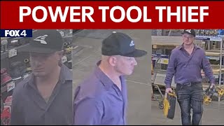 Trackdown: Help find suspect who stole power tools from Fort Worth store