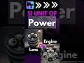 SI Unit of Power | Lens or Engine | Daily Dose of Learning #shorts #shortvideo