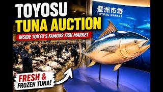 Toyosu Tuna Auction | Inside Tokyo's Famous Fish Market, Japan | 4K