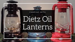 Camping with Dietz Oil Buring Lanterns