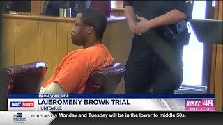 Jury in LaJeromeny Brown capital murder dismissed for the weekend without verdict