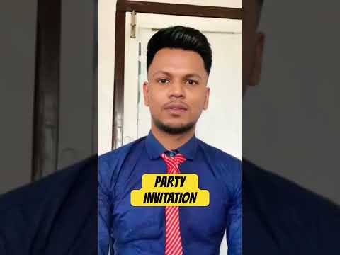 Party Invitation - Viral boy scandal