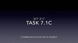 Communication With Robot