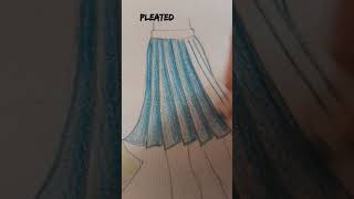 3 Different Skirts Illustration #shorts #viral  #fashionillustration