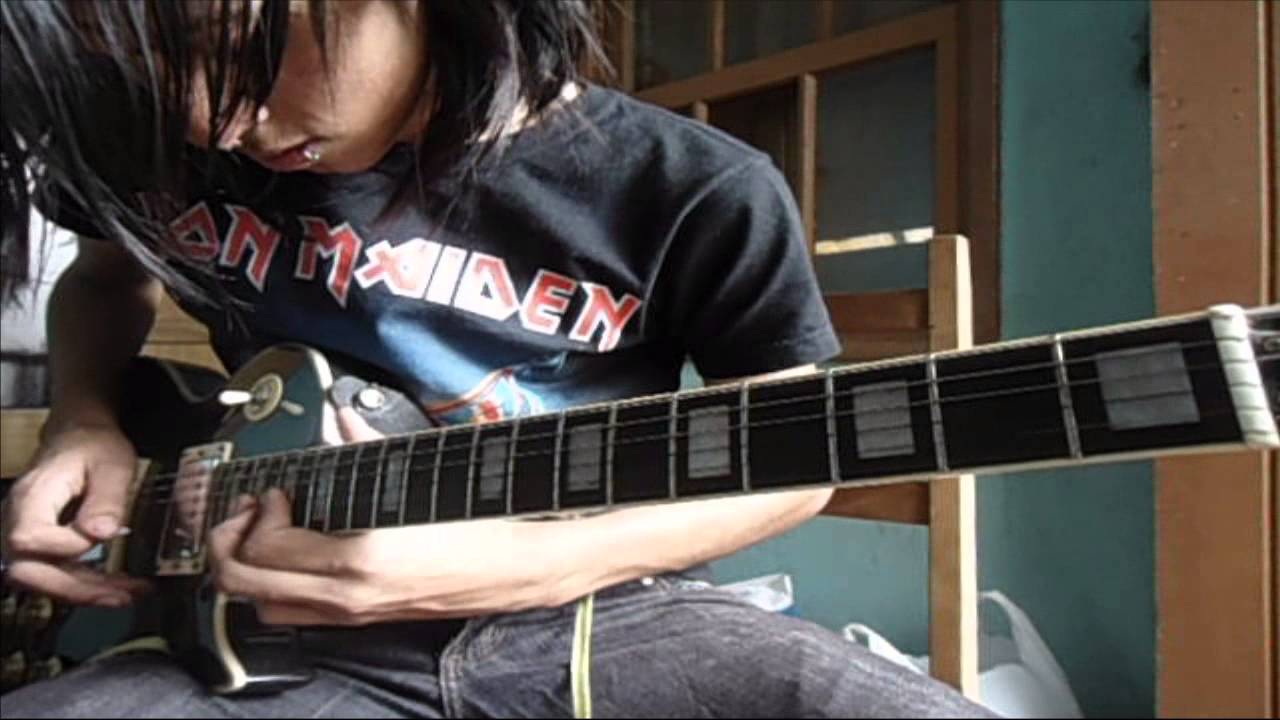 Black Veil Brides God bless you Cover By Pitoko Full guitar YouTube