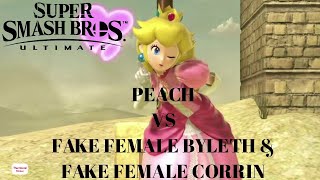 Ssbu - Peach Me Vs Fake Female Byleth & Fake Female Corrin