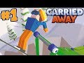 I'M  THE ULTIMATE SKI SLOPE BUILDER!! - CARRIED AWAY!! #1