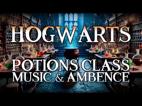 Hogwarts Potions Classroom | Harry Potter Ambience (Study, Focus, Relaxation) [10 Hours]