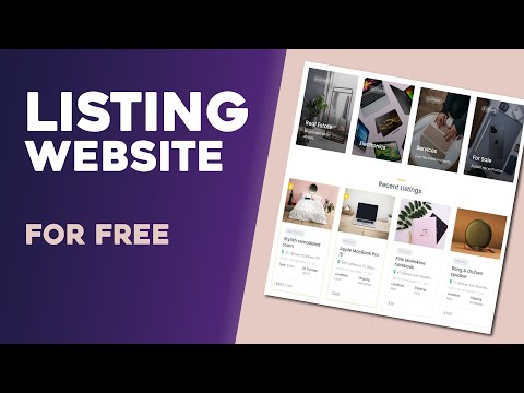 How to Make a Listing Directory and Classified Website with WordPress FOR FREE 2022