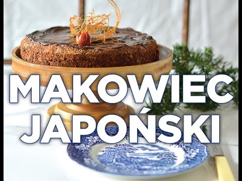 Makowiec Japoński pyszne i oryginalne ciasto na święta