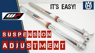 Adjusting WP suspension forks | Preload, Compression damping and Rebound damping adjustment screenshot 5