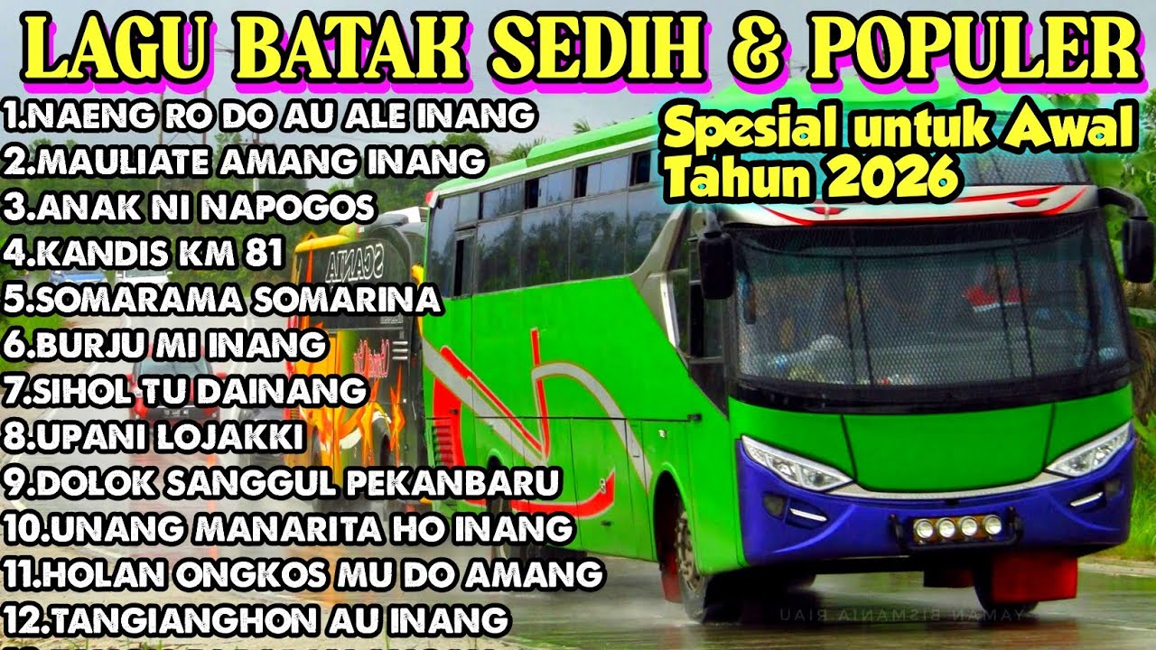 LAGU BATAK SEDIH SERING DI PUTAR DI PERJALANAN .VERSI BUS MEDAN
