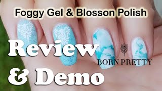 BPS Foggy Gel & Blossom Polish - review & demo