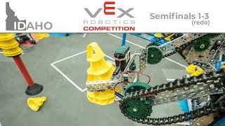 Semifinals 1-3 (redo) - Vex Robotics Idaho competition at NNU - House of Design Robotics