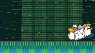 [Black MIDI] The Hampsterdance Song (Extended) 12.19 Million | Legit Run