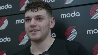 Donovan Clingan Media Availability | February 18, 2025 | Portland Trail Blazers