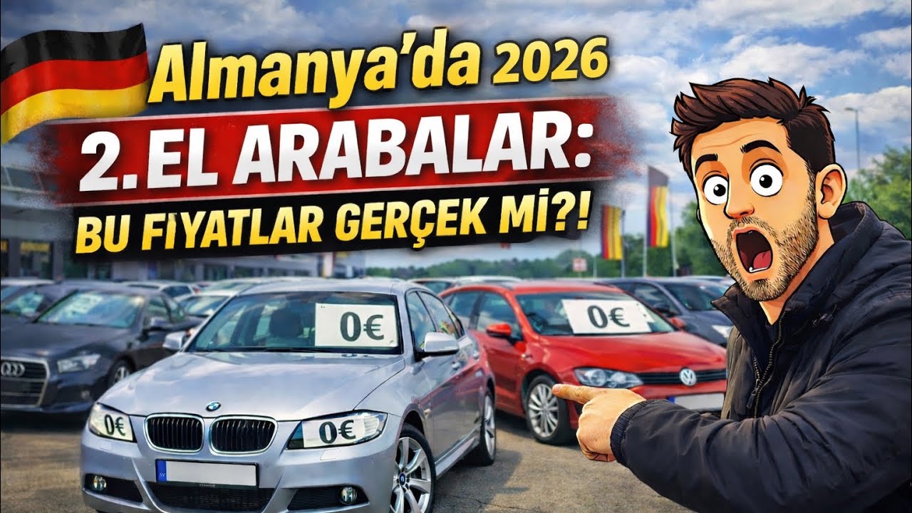 Almanya’da🇩🇪 2. El Araba Fiyatları 2026 🚘Gerçek Piyasa ✅ (Part1)  