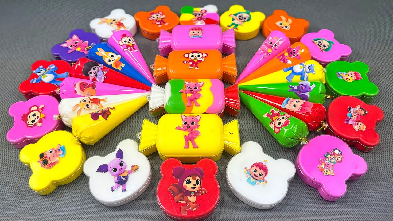 EPIC Slime Monster Hide-and-Seek with Pinkfong! Satisfying ASMR Challenge!