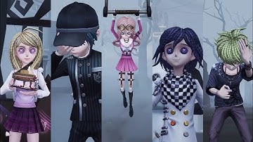 Identity V | Danganronpa v3 Crossover Costumes | Gameplay Showcase