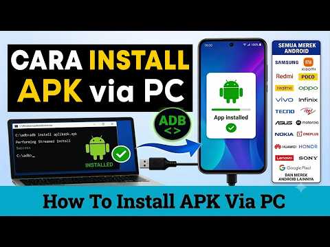 Cara Install APK atau Aplikasi Android via PC Menggunakan ADB | Semua Merek Android