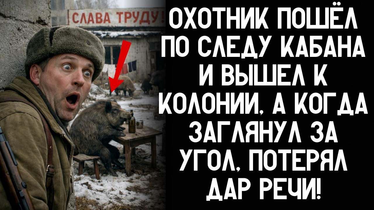 Охотник пошёл по следу кабана и вышел к колонии, а когда заглянул за угол, потерял дар речи!