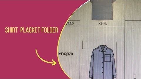 Shirt Placket Stitching | Shirt Placket Folder| Shirt Front Placket Folder | Placket Folder #shirts