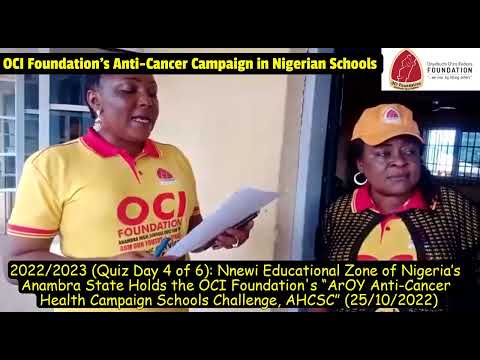 Clip 2022 Quiz Day 4 of 6 (Nnewi Zone, Anambra State): OCI Foundation’s ArOY Health Quiz (20/10/22)