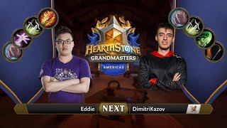 Eddie vs DimitriKazov | 2021 Hearthstone Grandmasters Americas | Semifinal | Season 2 | Week 7