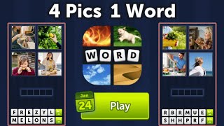 4 Pics 1 Word Daily Puzzle Answers January 24, 2026