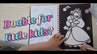 FUNNYB&G Foil Art Craft Kit Review: Sparkly Unicorns & Princesses