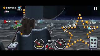 Playing Hill Climb Racing 2 game with Racing Truck vehicle in sky rock outpost adventure mode  screenshot 3