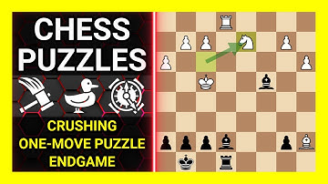 Chess Puzzles to Practice. Themes: Crushing, One-move puzzle, Endgame. Learn Chess