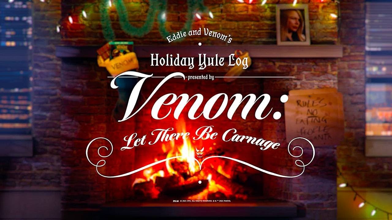 VENOM: LET THERE BE CARNAGE Holiday Yule Log