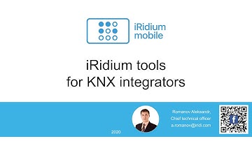 iRidium Tools for KNX Integrators. Day 1