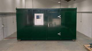 Large Flat Packed Office Cabin - Assembly