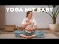 8 MIN YOGA mit Baby in der TRAGE| Rückbildung