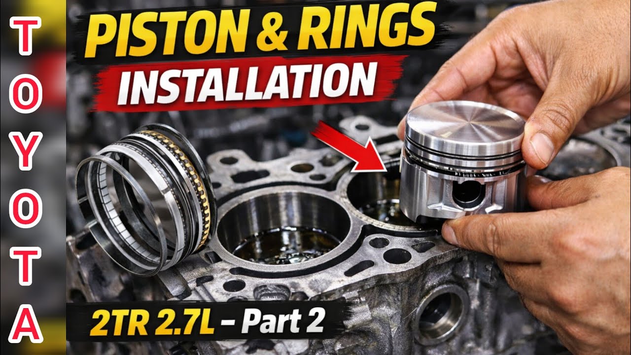 Toyota 2TR-FE Engine Overhaul Part 2 – Complete Reassembly & Torque ...