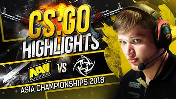 CSGO Highlights: NAVI vs NiP @ Asia Championships 2018