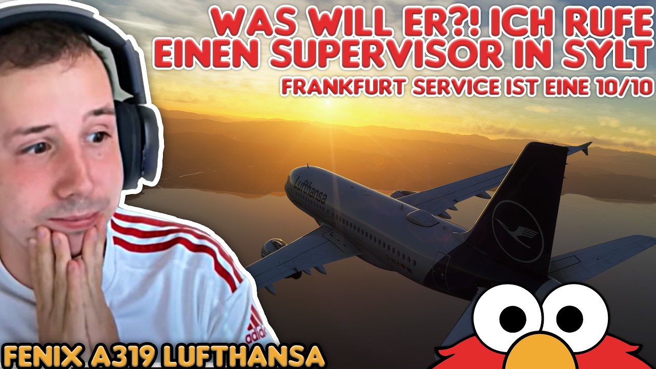 747 in Sylt. ICH rufe einen SUPERVISOR! Entspannte Lufthansa A319 OPS