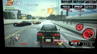 Wangan Midnight Maximum Tune 4 - VS Battle at Yokohama Minato Mirai Outward, Nissan 180SX LukaM