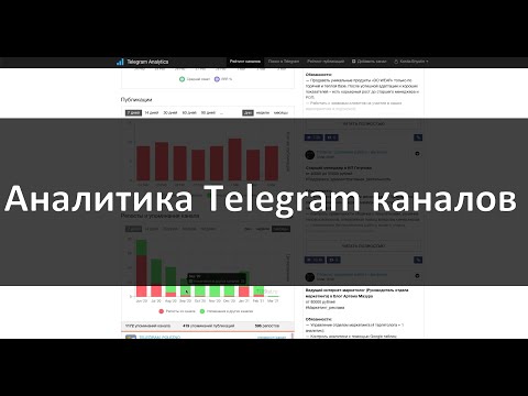 Аналитика телеграмм каналов