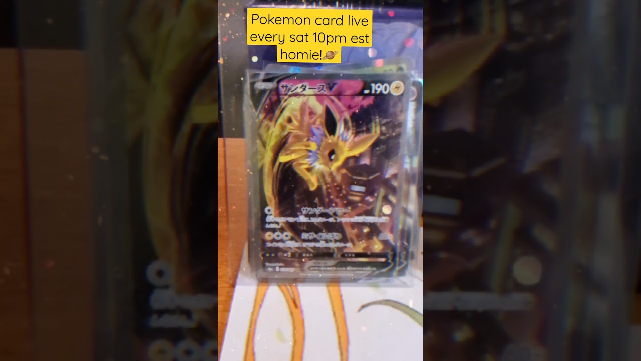 Re-cap Saturday's pokemon card live stream 