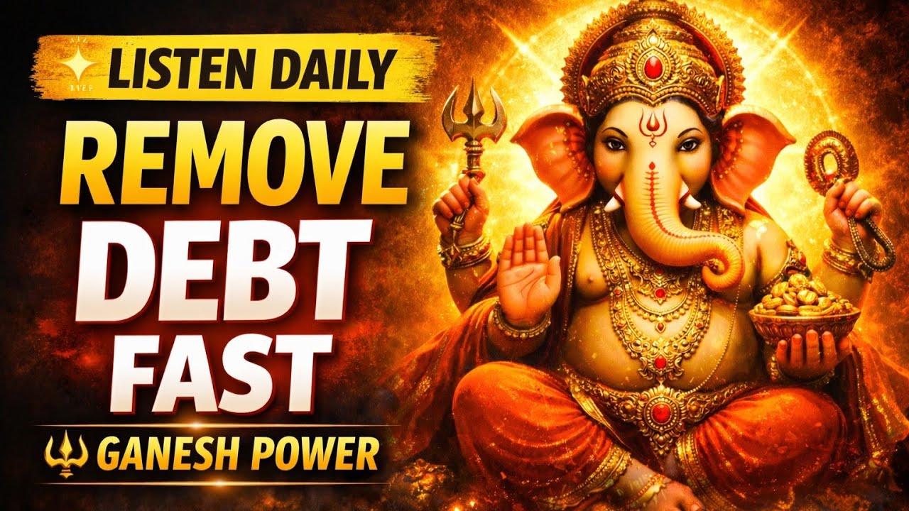 Rinahara Ganesh Stotram 🔱 Remove Debt Fast | Powerful Ganesh Mantra | Listen Daily