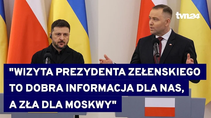Prezydent Ukrainy w Polsce. Zełenski o "nowym rozdziale", Nawrocki o "dobrej informacji dla Polski"