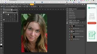 Photopea - Portrait edit part 6 screenshot 4